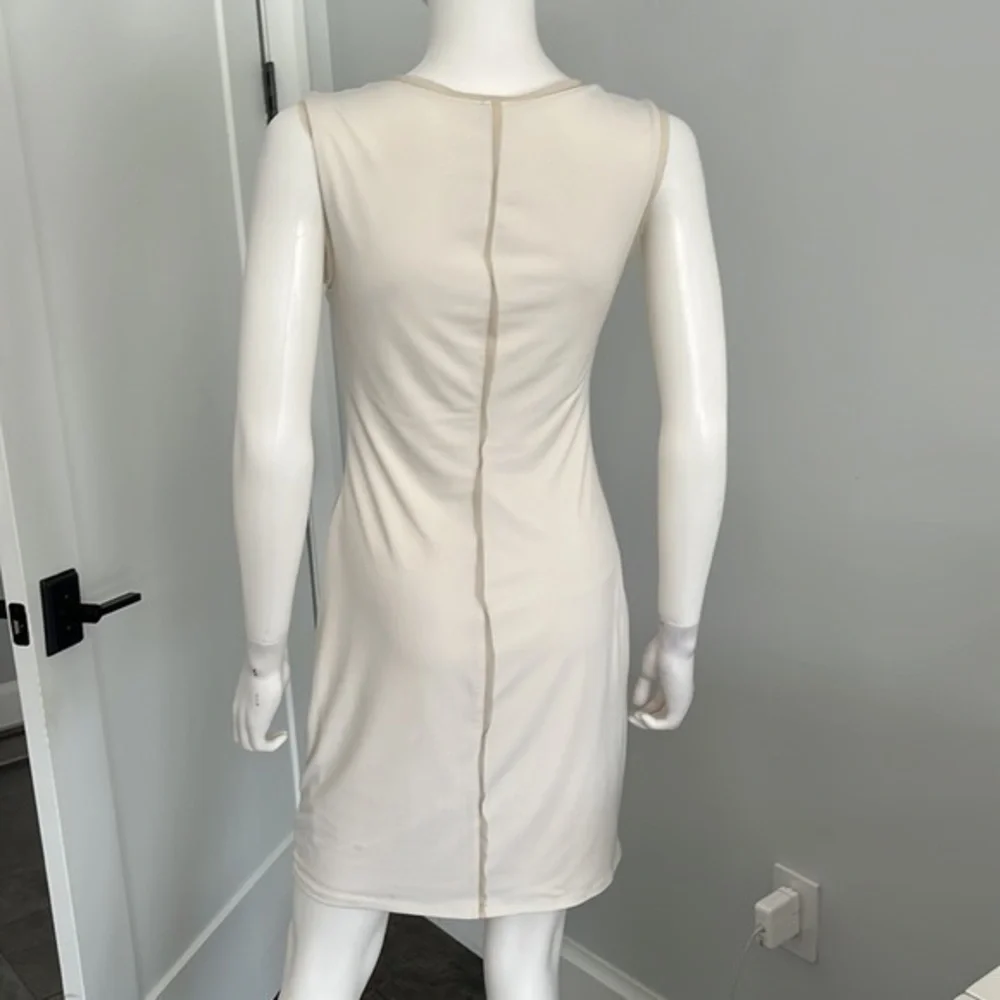 Graham & spencer tunic slip‎ dress cream sleeveless dress - Picture 6 of 10
